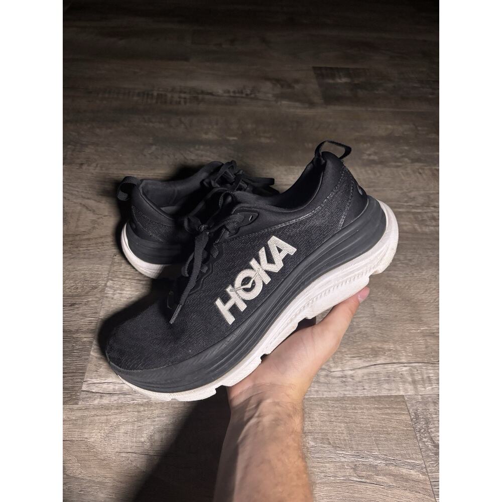 Size 9.5 - Hoka One One HOKA Gaviota 5 Black White